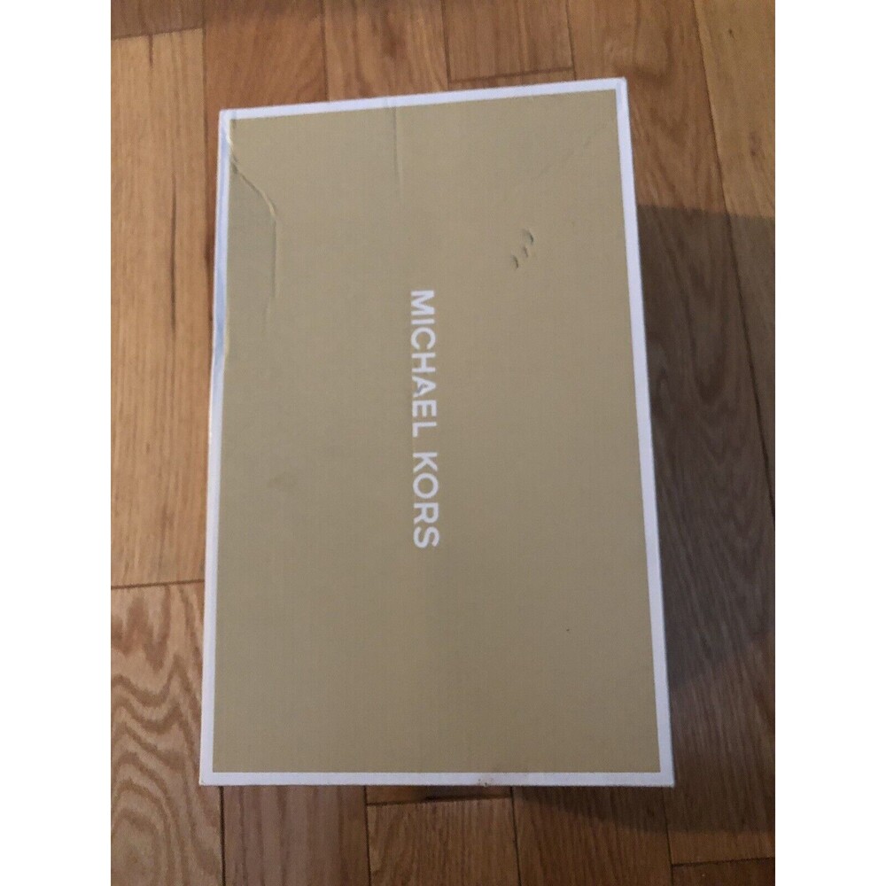 Michael Kors Keaton Slip-On Black Coated Canvas‎ 8.5 Women's Sport New in Box